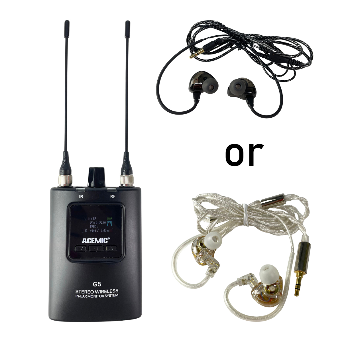 G5 Stereo Wireless In-Ear Monitor System for Stage Performance