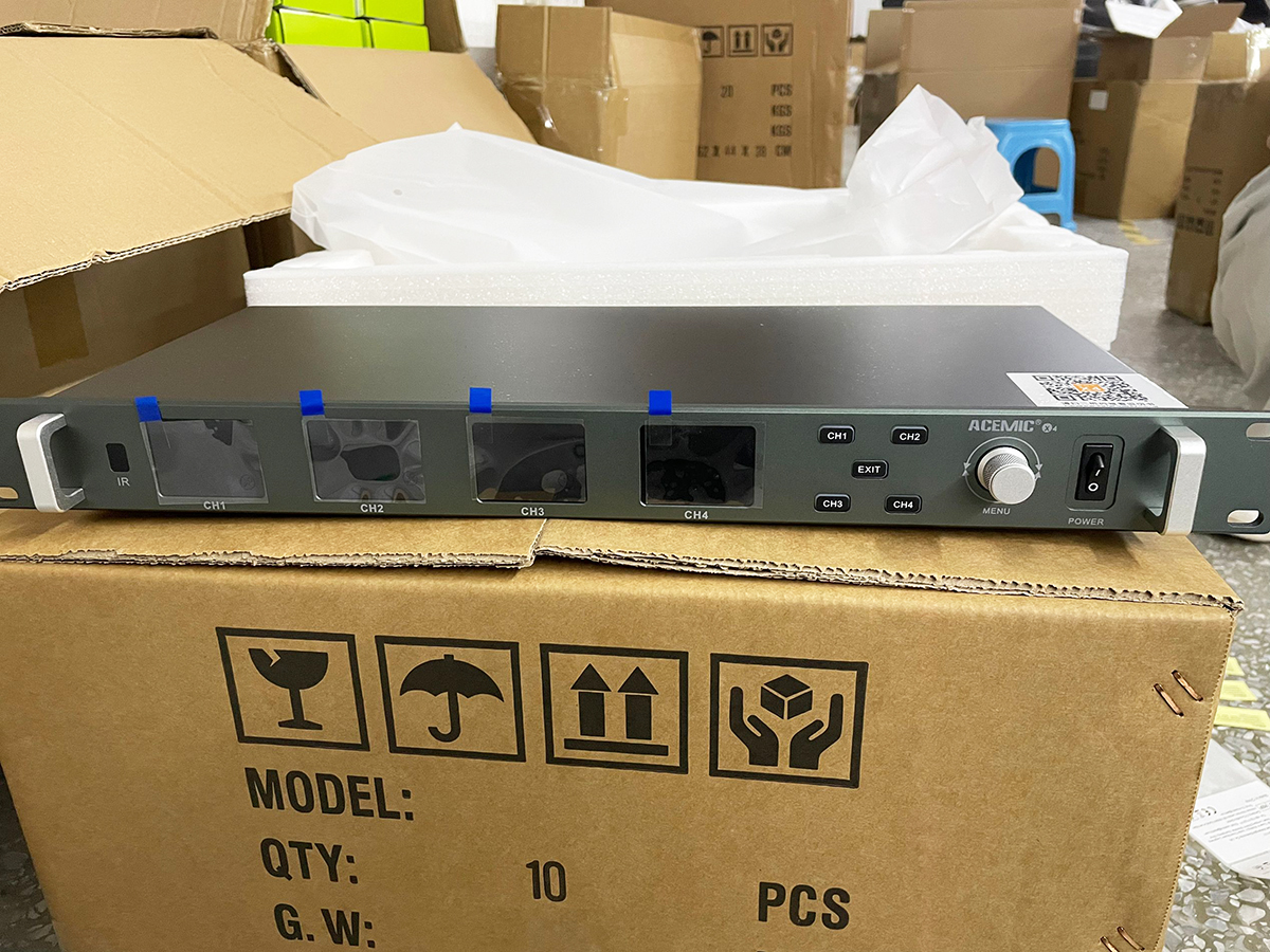 X4 Four Channel Wireless Microphone System