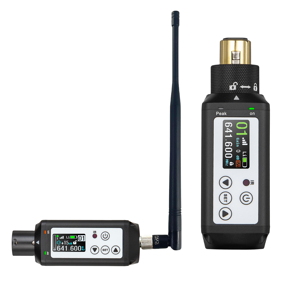 RT-1 Plug-On XLR Wireless Transmitter and Receiver