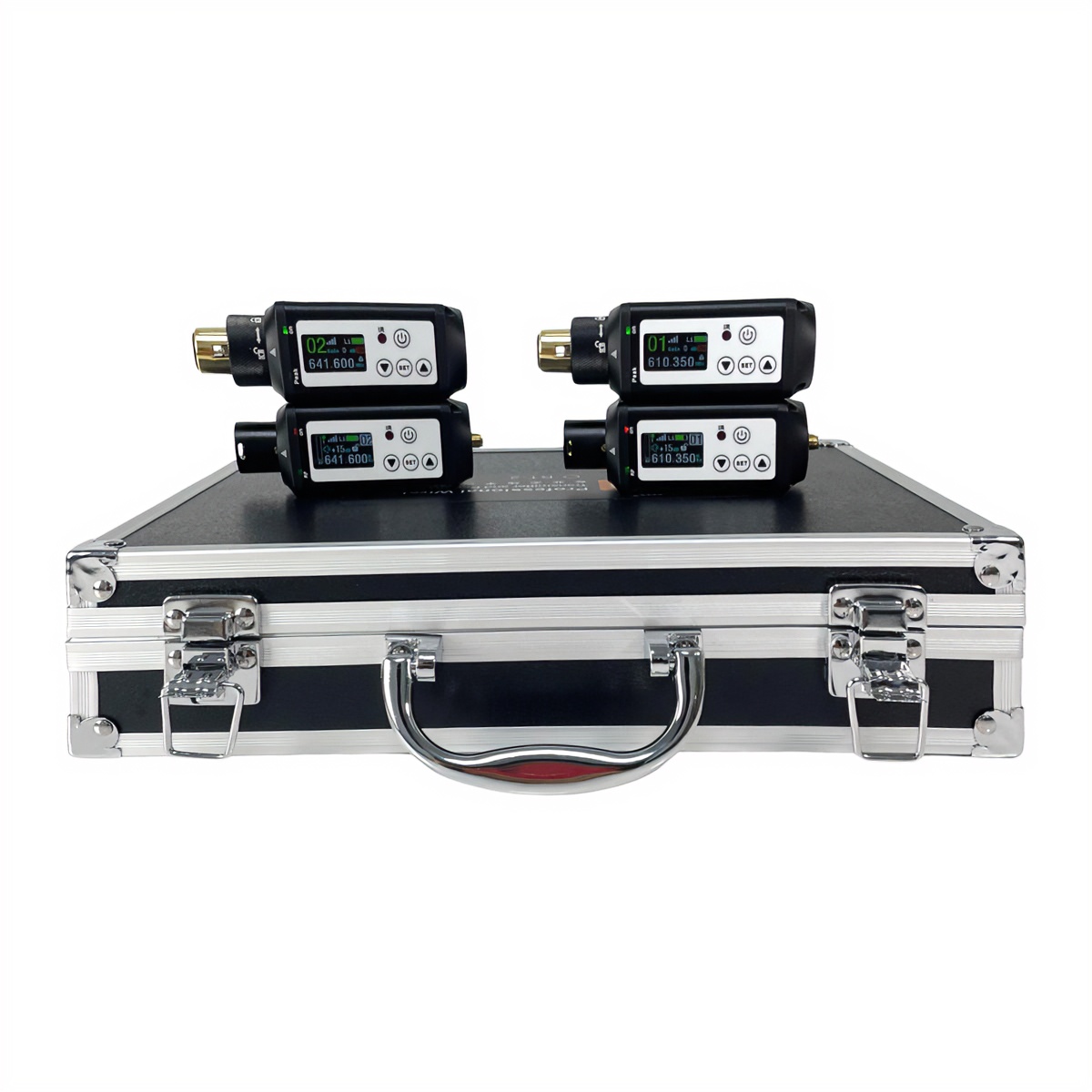 RT-1Dual Plug-On Wireless Audio Transmitters and Receivers for PA Speakers