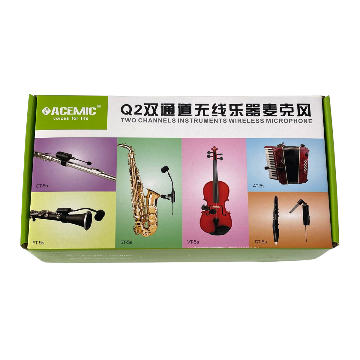 Q2/VT-5 UHF Wireless Violin Microphone