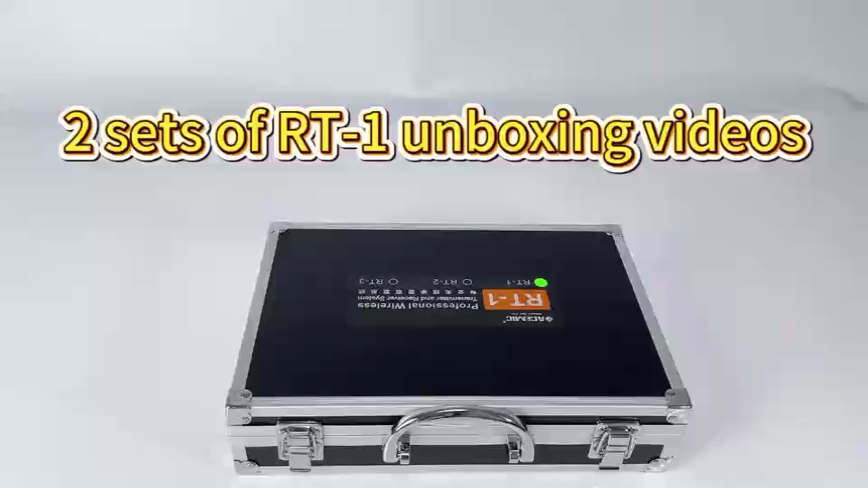 RT-1Dual Plug-On Wireless Audio Transmitters and Receivers for PA Speakers