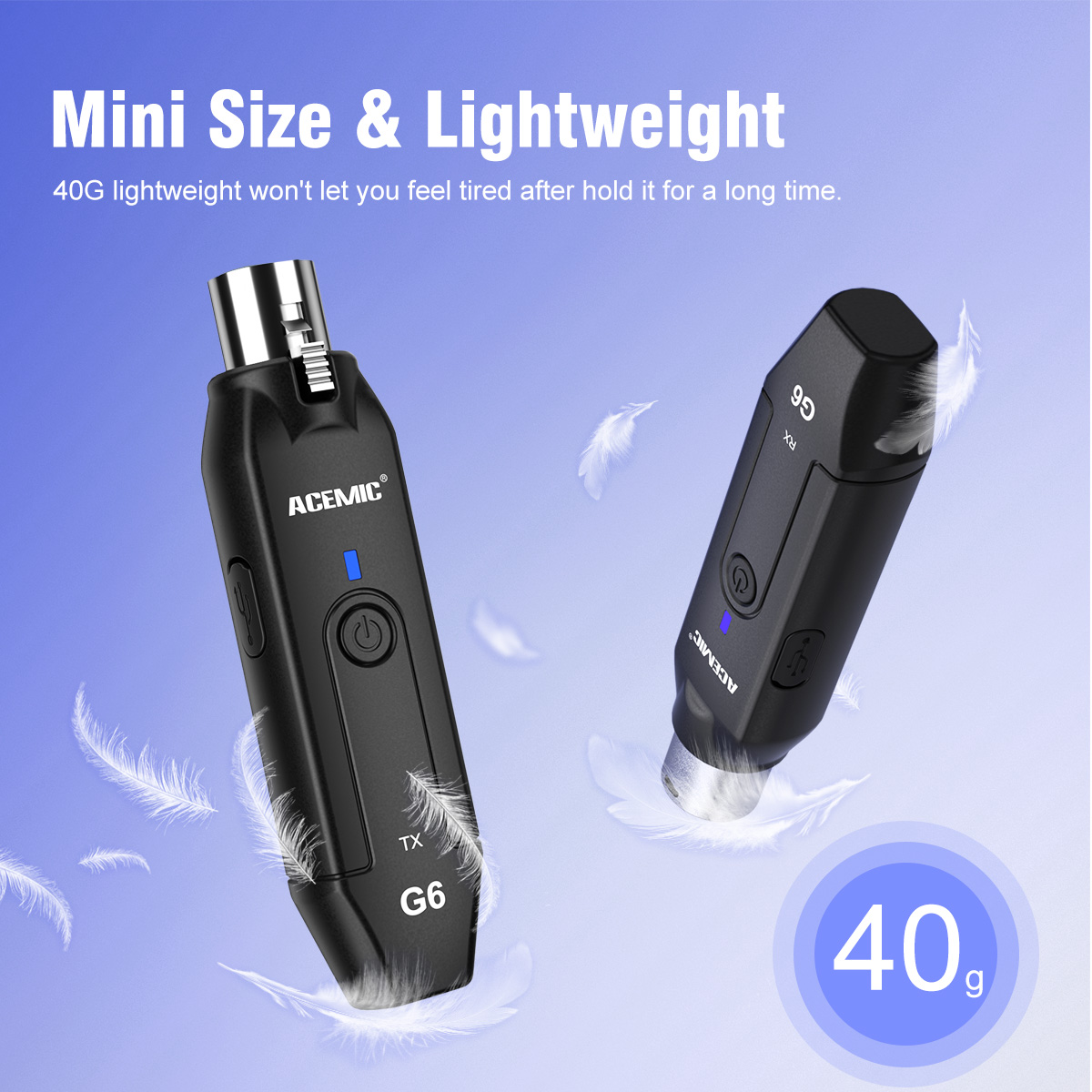 G6 2.4Ghz Wireless Microphone Adapter