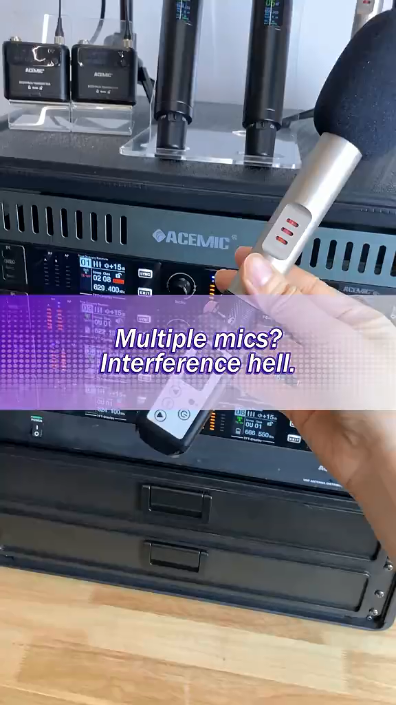 G4B Wireless Microphone System Combo Pack 8 Channel