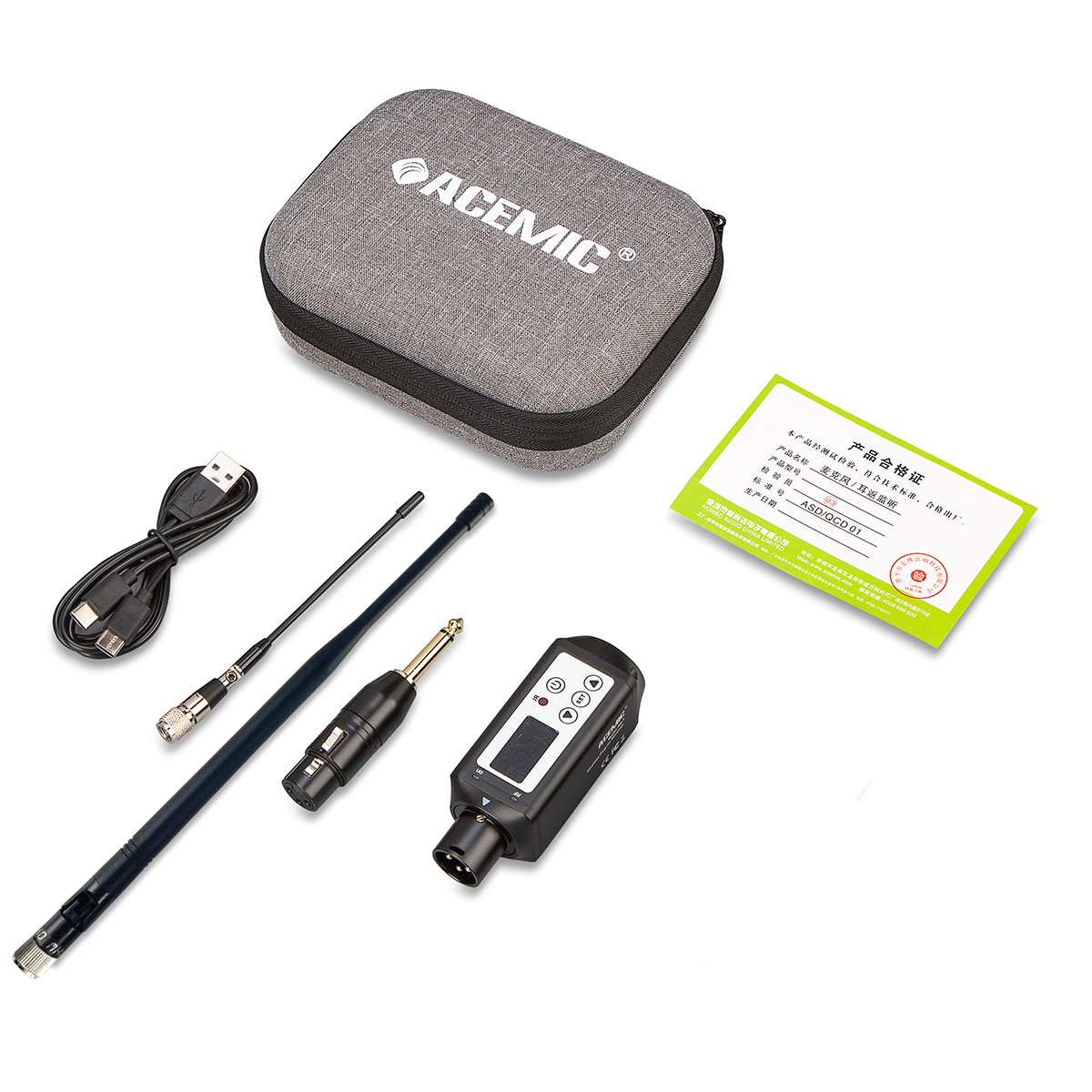RT-1 Plug-On XLR Wireless Transmitter and Receiver