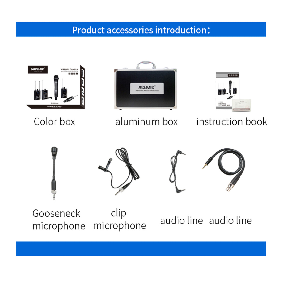 Wireless Camera Microphone DV-500Dual