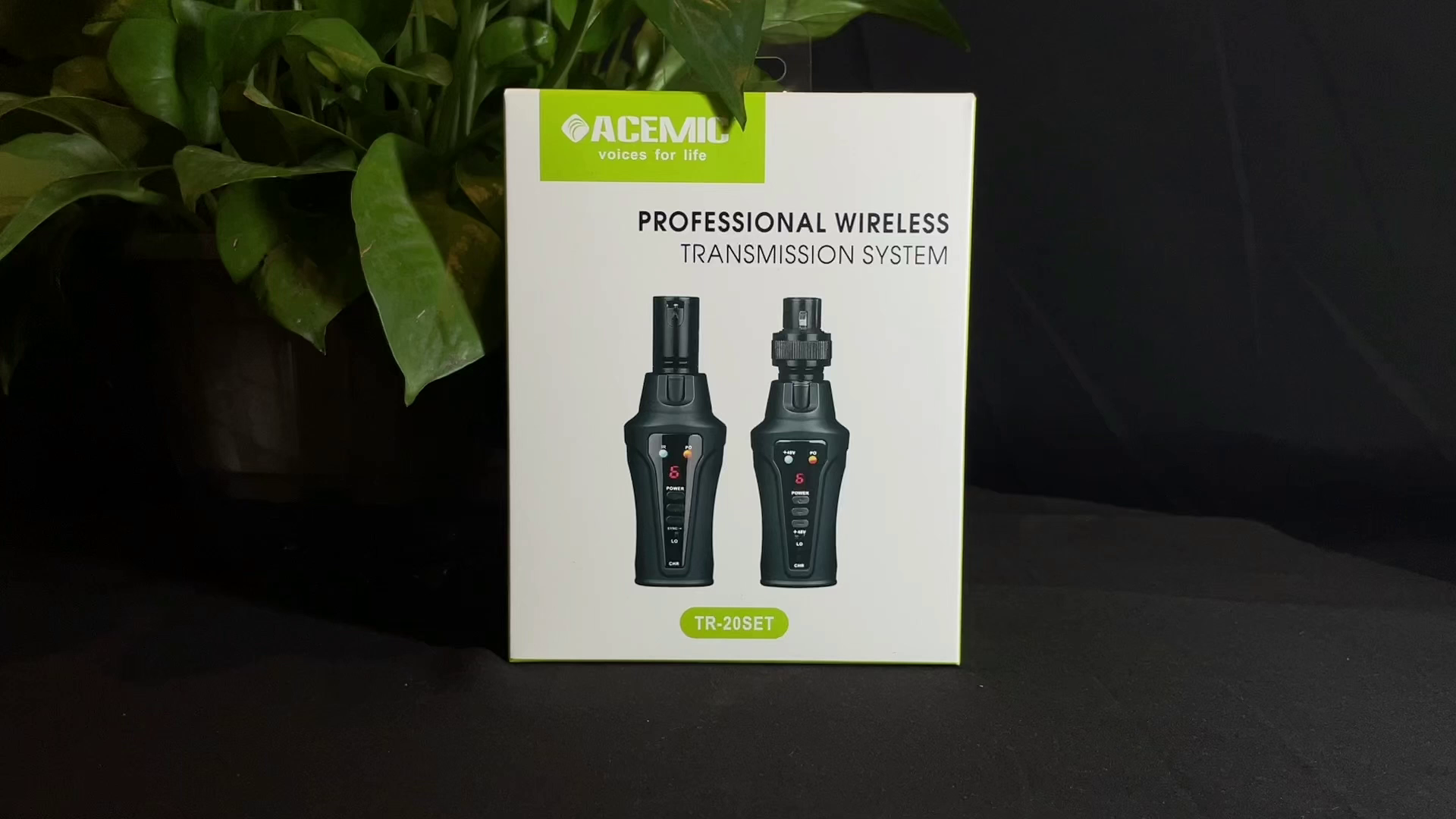 TR-20SET XLR Wireless Transmitter and Receiver for Condenser and Dynamic Microphone
