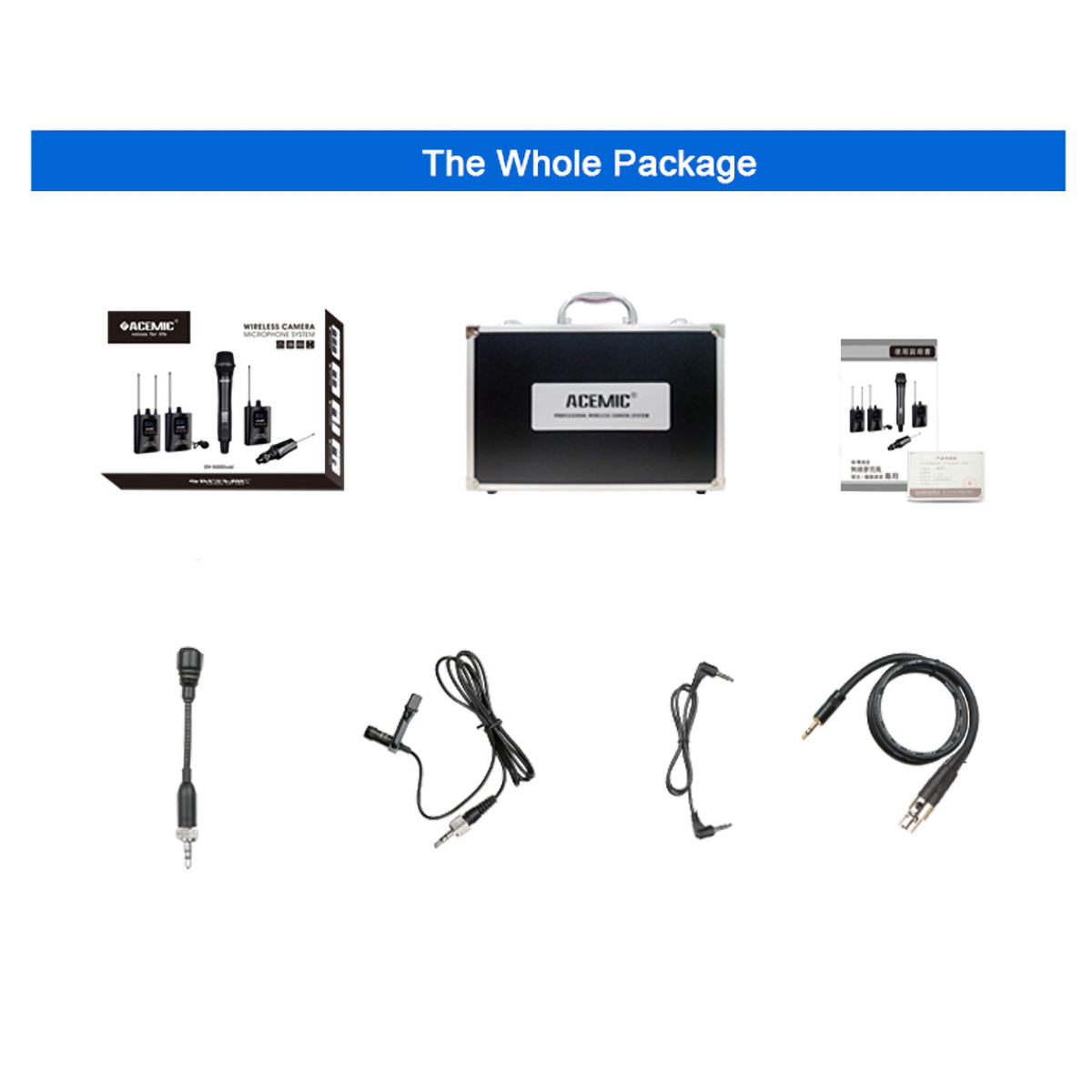 Wireless Microphone for DSLR Camera DV-500