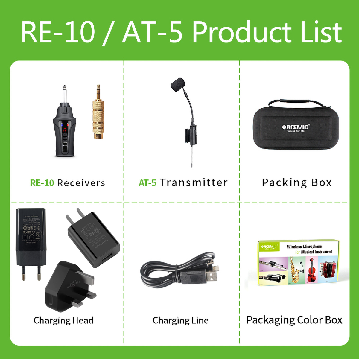 Acoustic Guitar Microphone AT-5