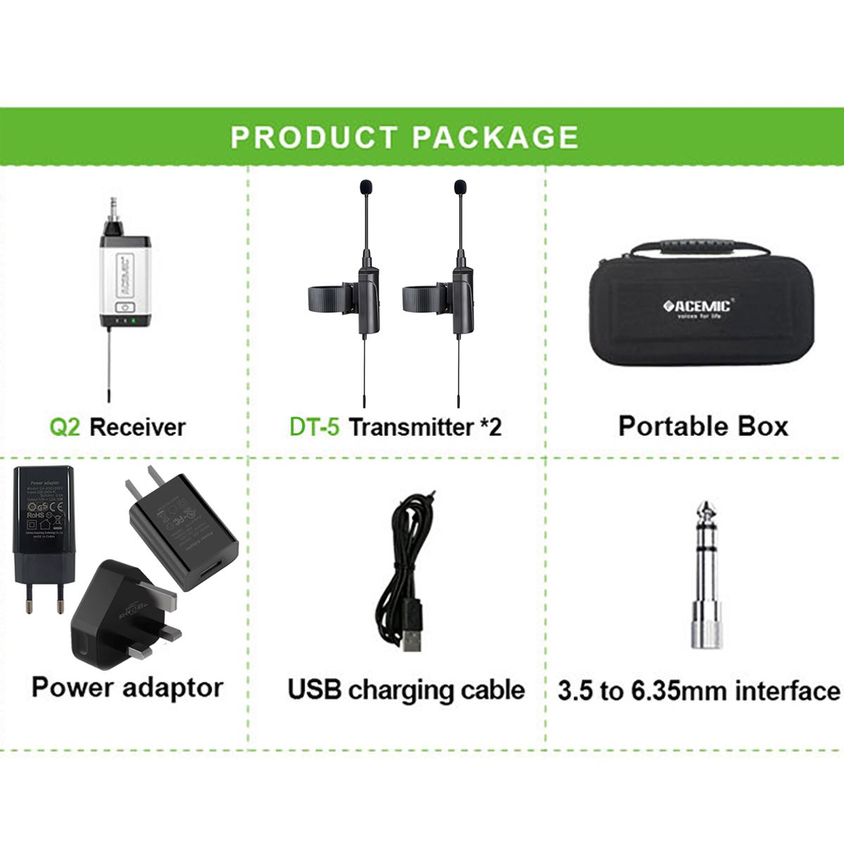 Flute Microphone Q2/DT-5
