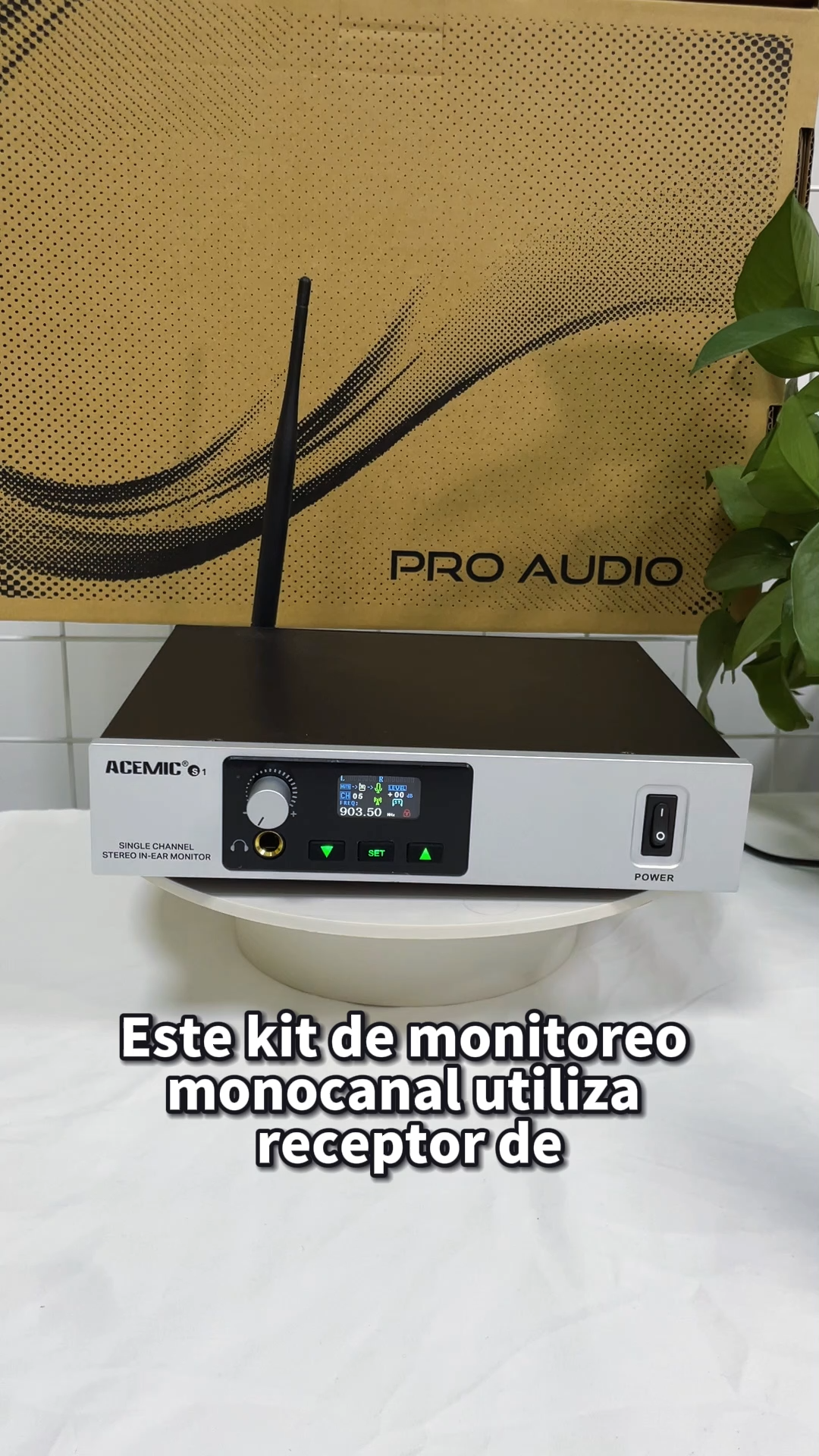 Stereo In-Ear Personal Monitoring System S1A