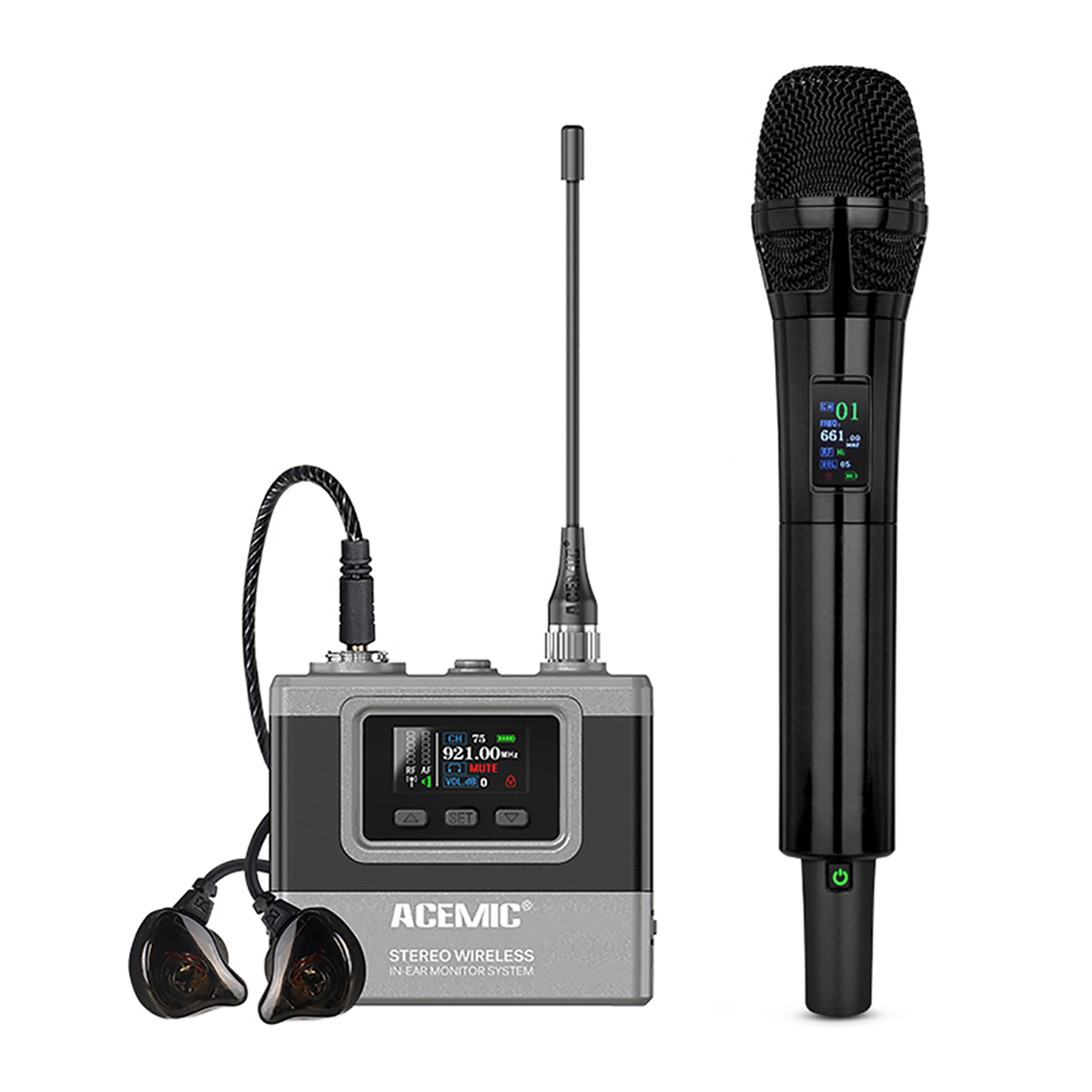 M2 Digital All-in-One Wireless Microphone & In-Ear Monitor System