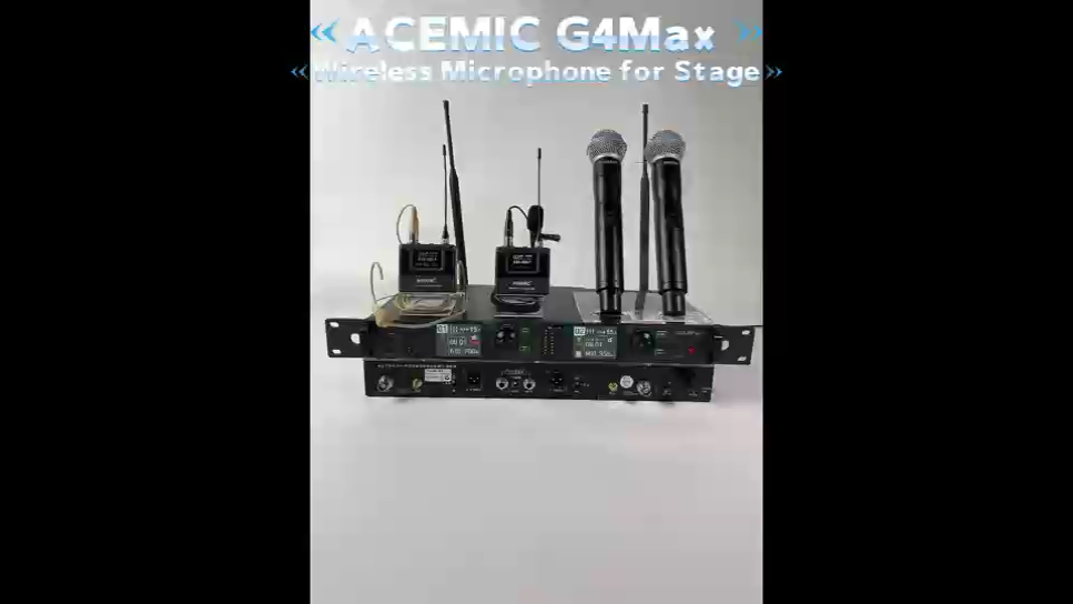 G4Max/MicB Wireless Microphone System for Live Stage Performance