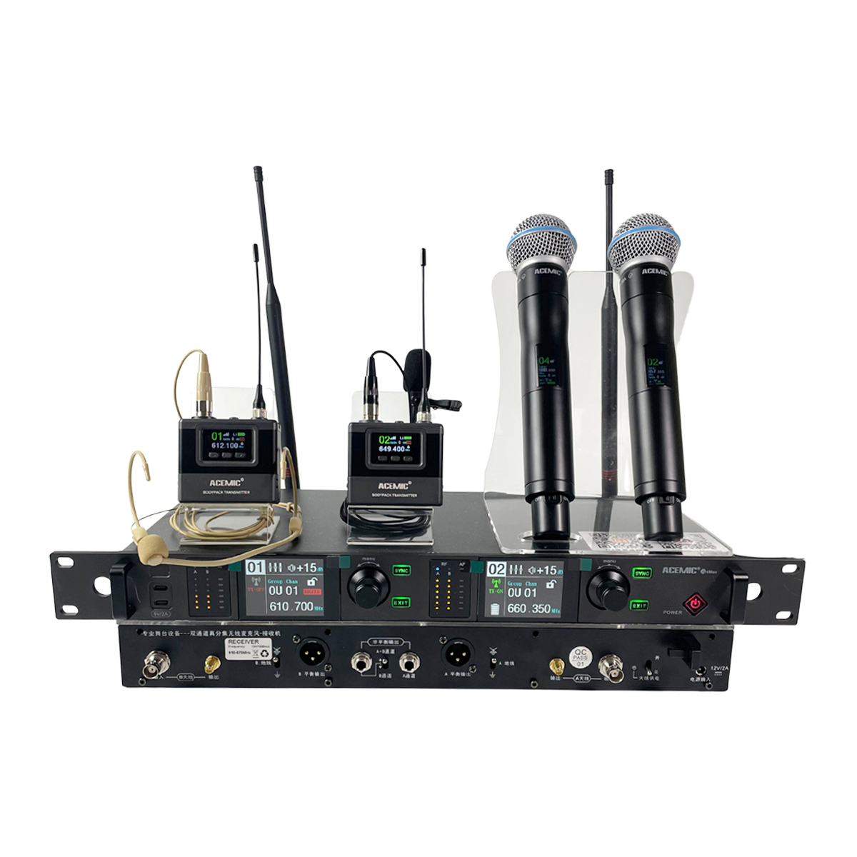 G4Max/MicB Wireless Microphone System for Live Stage Performance