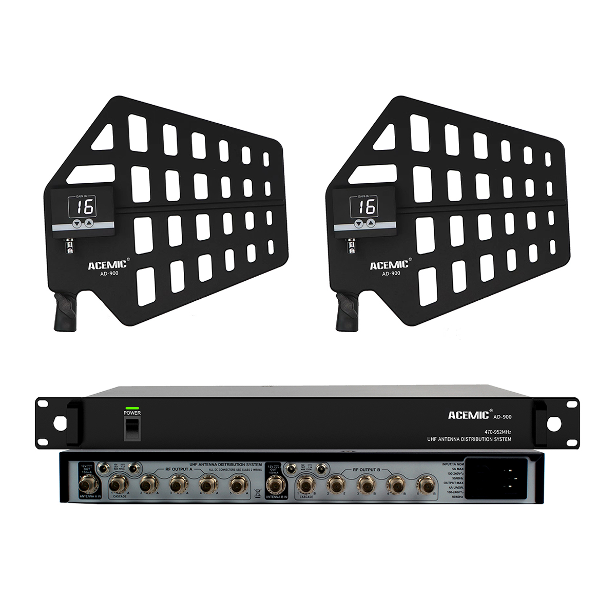 G4B Wireless Microphone System Combo Pack 8 Channel