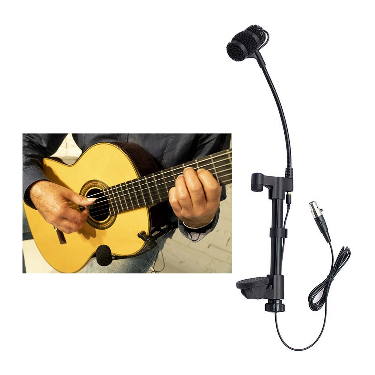 Wired Acoustic Guitar Microphone GT-10