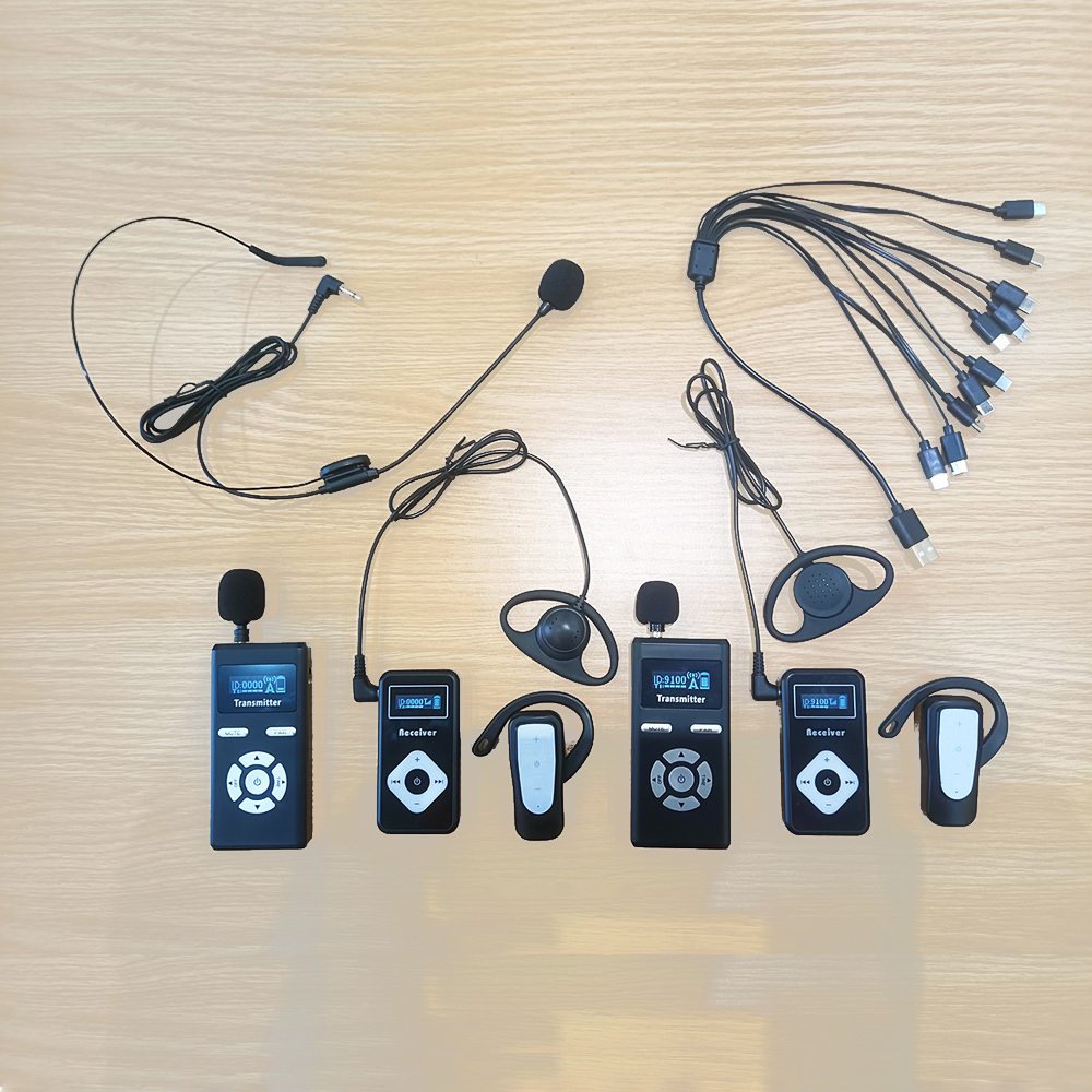 8PCS Tour Guide Equipment TG-208N