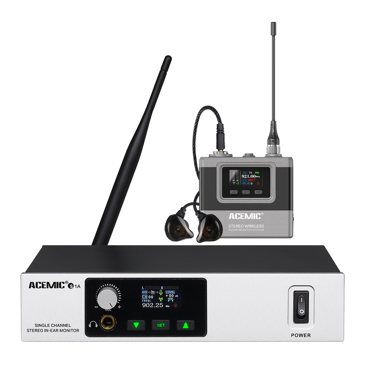 Stereo In-Ear Personal Monitoring System S1A