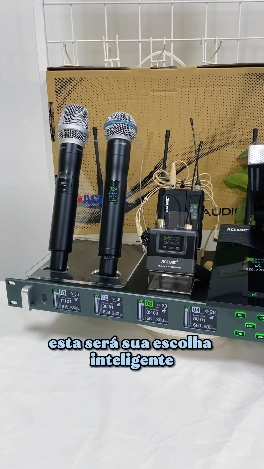 X4/CM-A Wireless Conference Microphone System 4 Channel