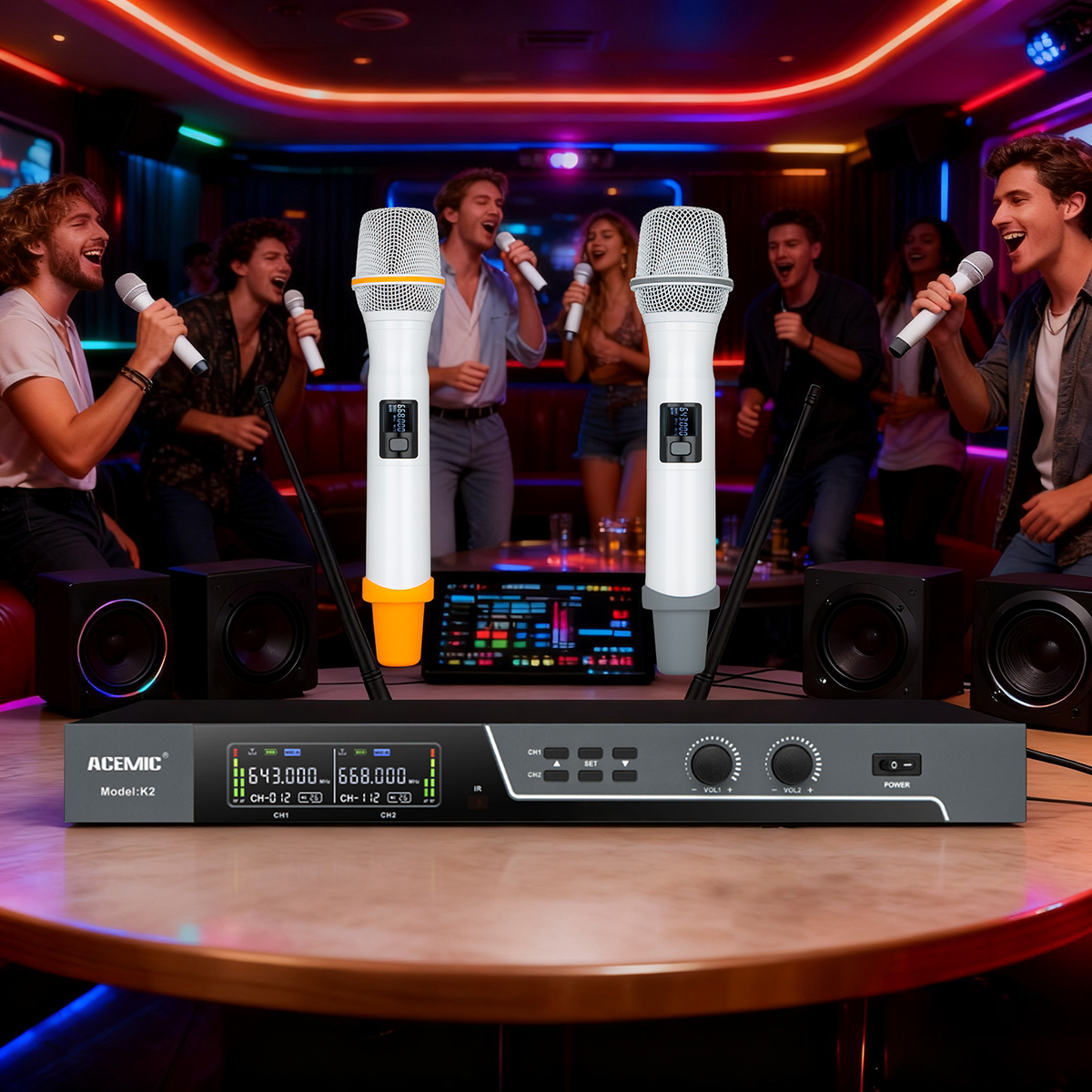 K2 Wireless Karaoke Microphone for KTV