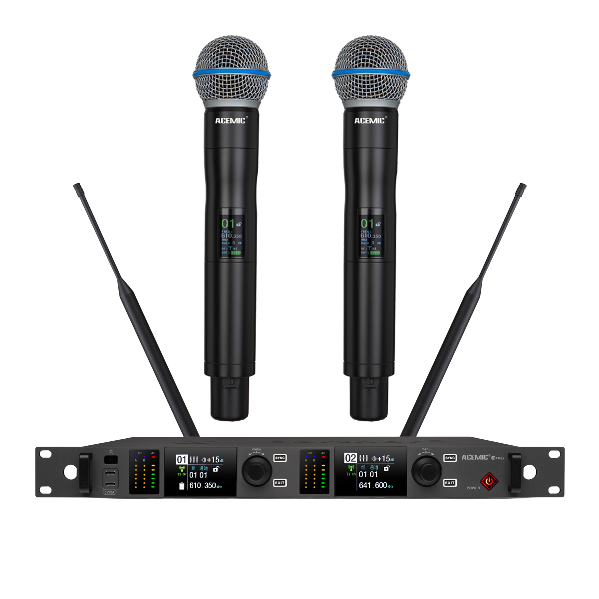 G4Max/MicB Wireless Microphone System for Live Stage Performance