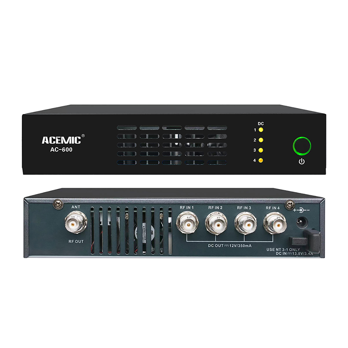 Active Antenna Combiner for Wireless In-Ear Monitor System AC-600