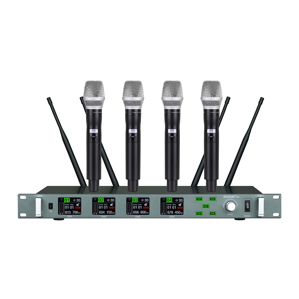 4 Wireless Microphone System X4