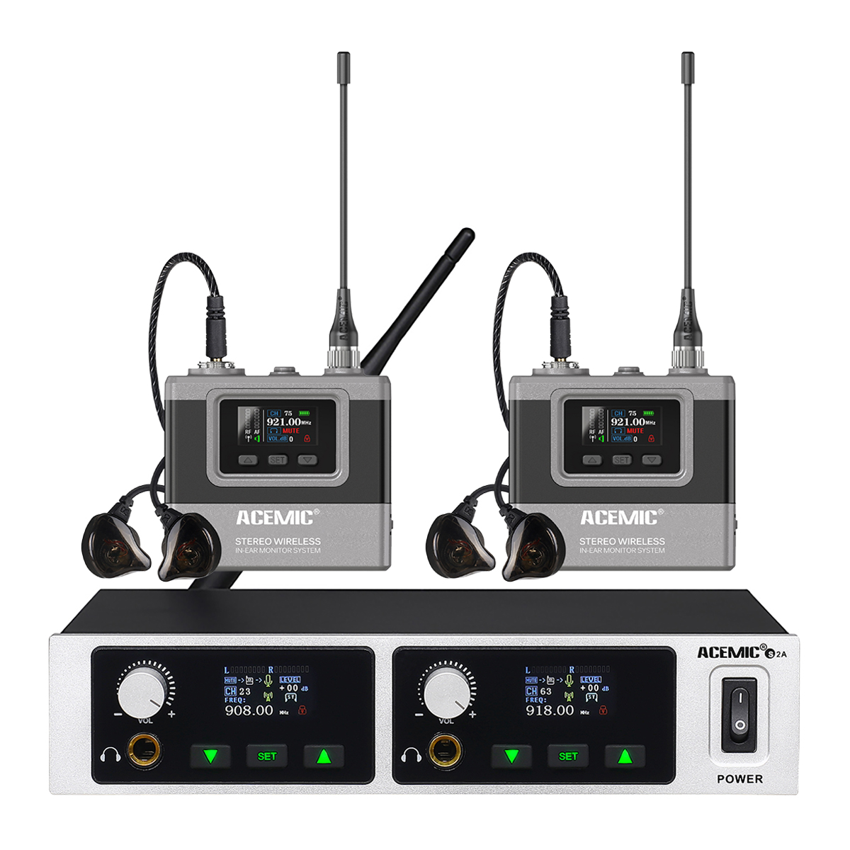 Stereo In-Ear Wireless Monitor System S2A
